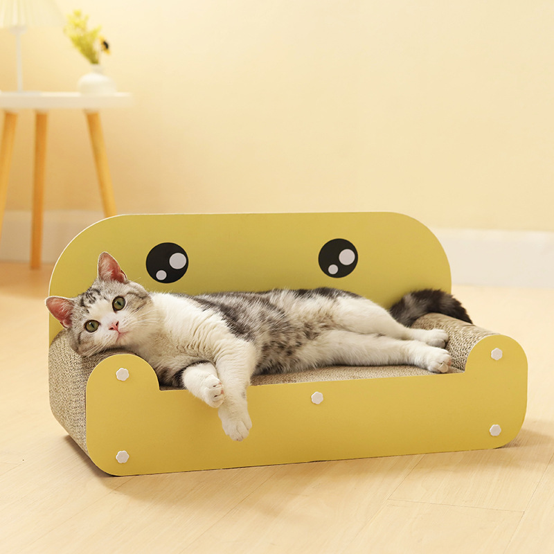 猫抓板躺椅猫窝沙发磨爪耐磨不掉屑玩睡一体猫猫玩具