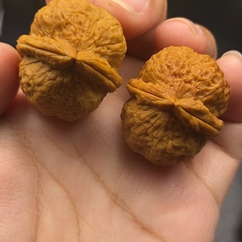 文玩核桃把件34尺麒麟墩