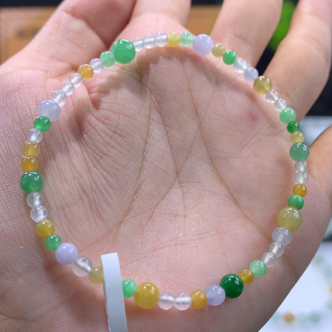 翡翠未镶嵌手链卡3～5.5