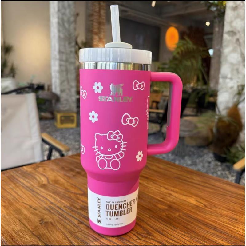 【孤品KT猫】不支持退换STANLY不锈钢真空吸管水杯大容量保温杯