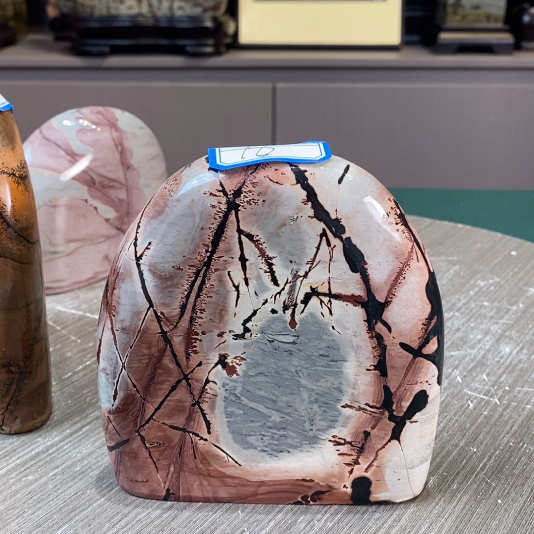 石材广西国画石草花石