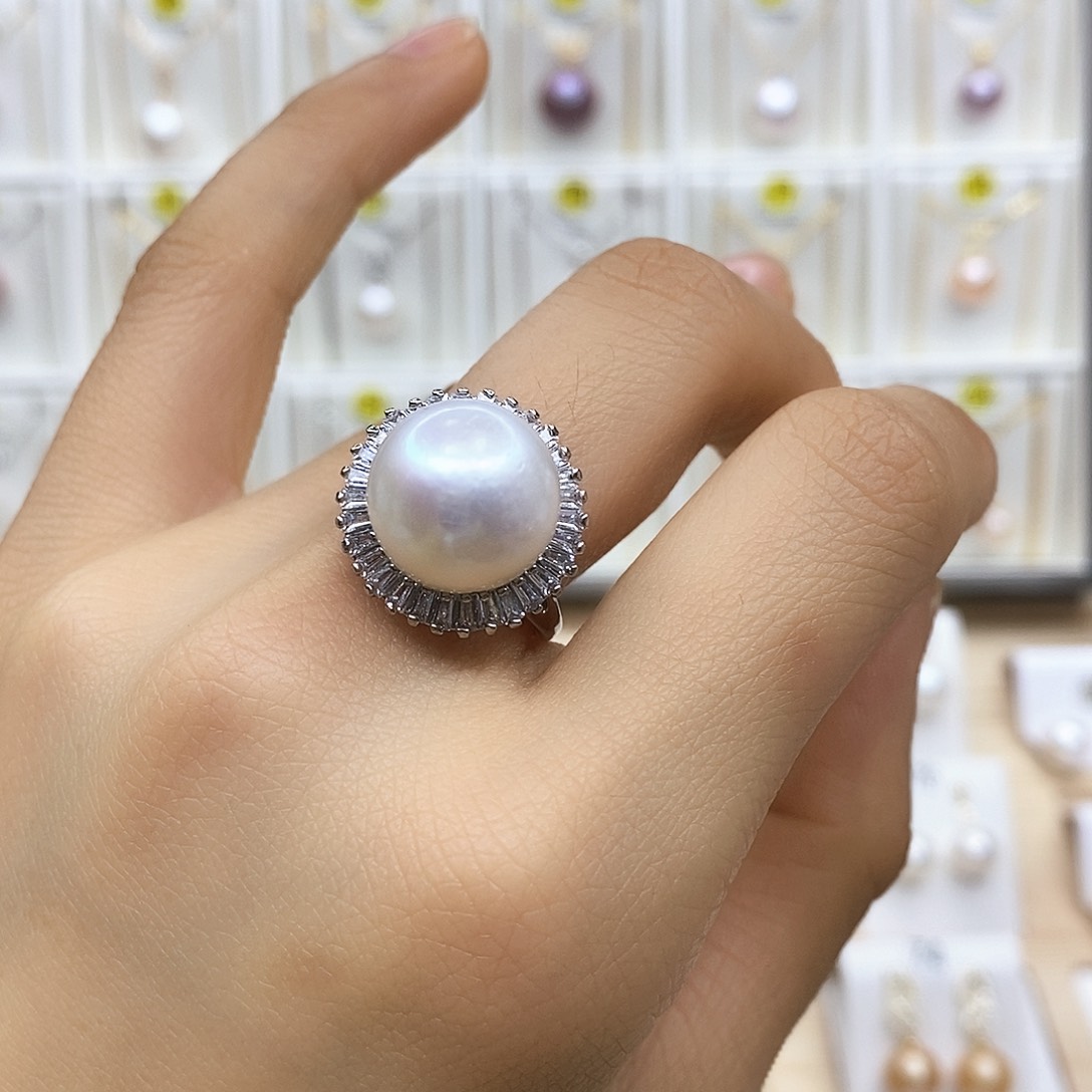 淡水珍珠吊坠(不含链)合金