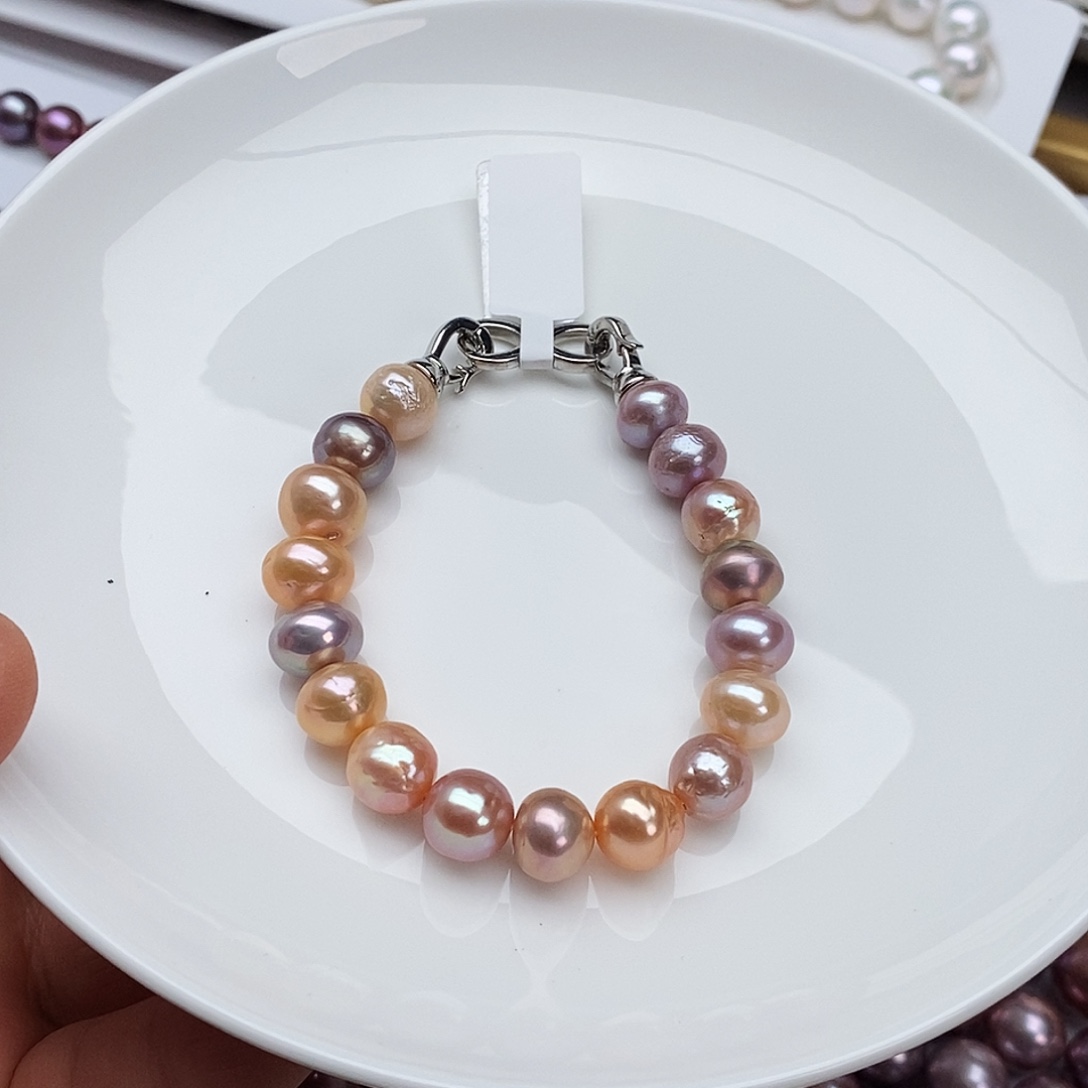 淡水珍珠合金颈饰