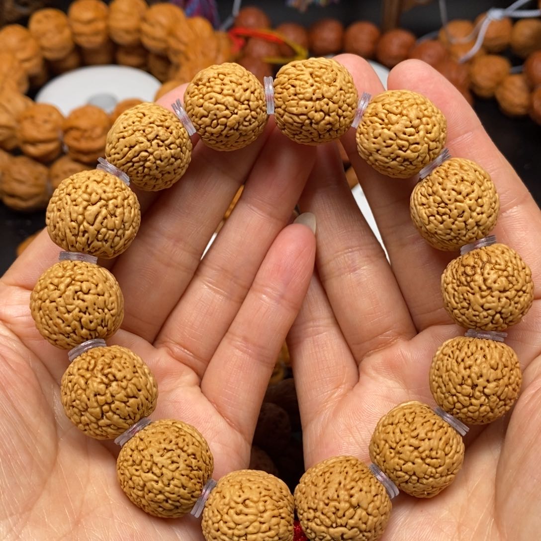 桃核手串小蜜纹桃核