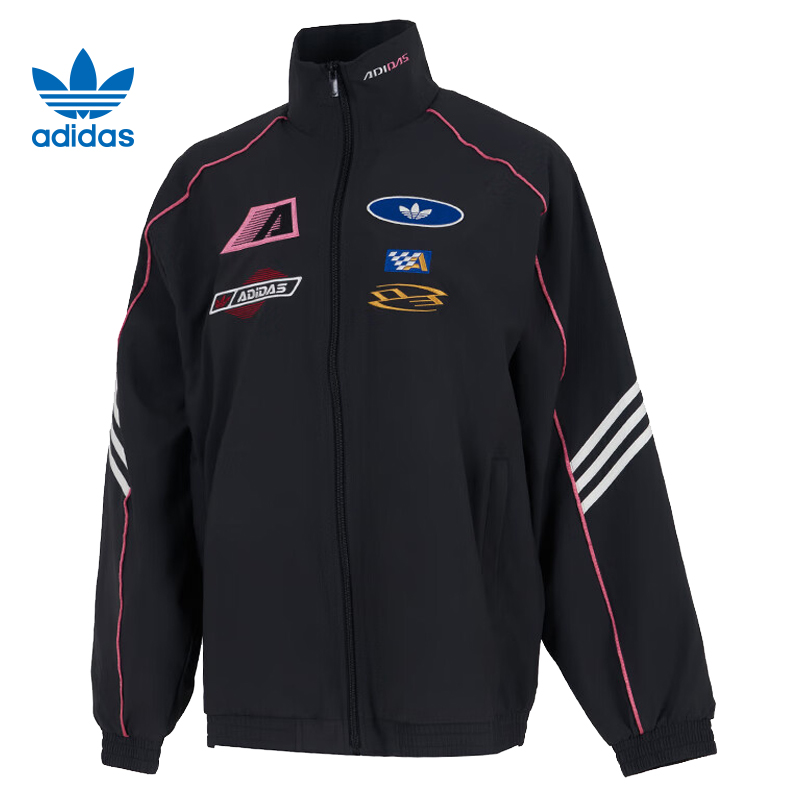 adidas阿迪达斯【吾】三叶草女子运动休闲夹克外套KG6676