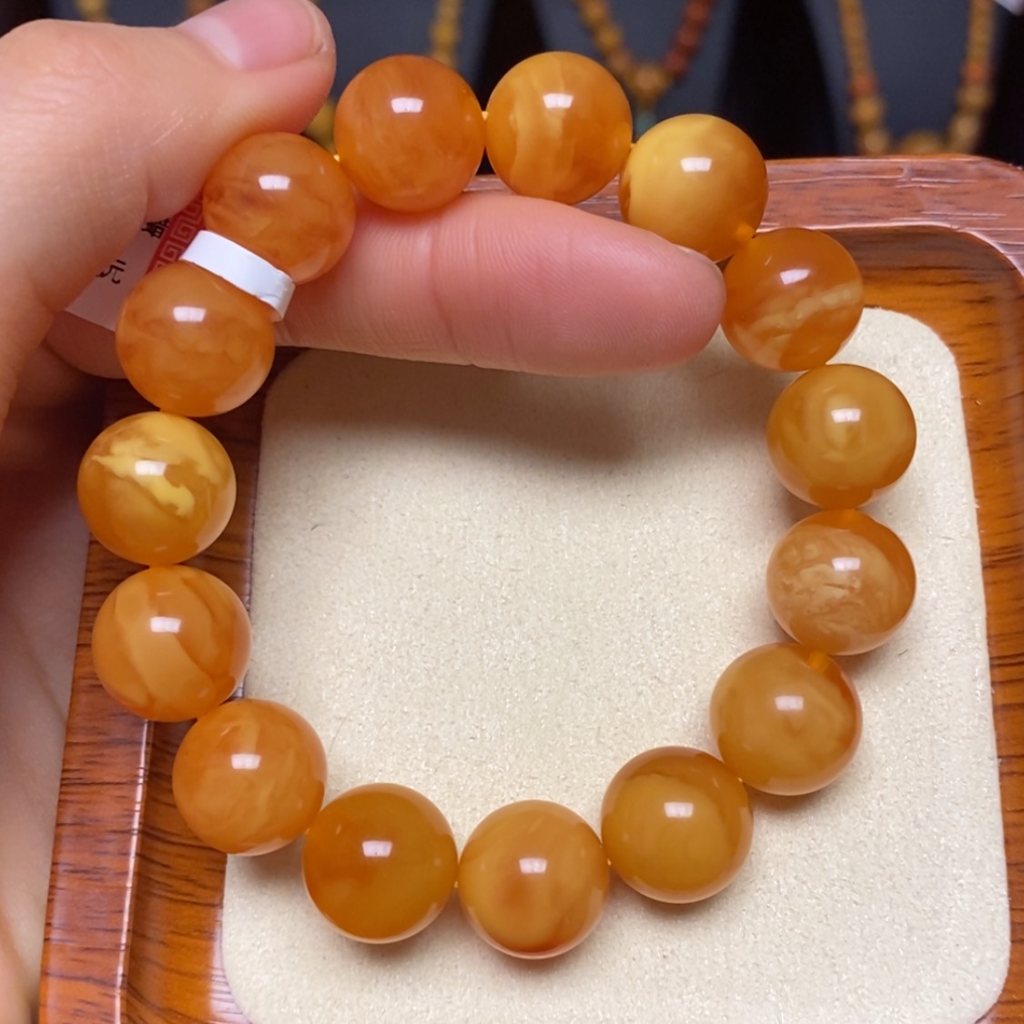 【闪购商品】蜜蜡手链未镶嵌手串