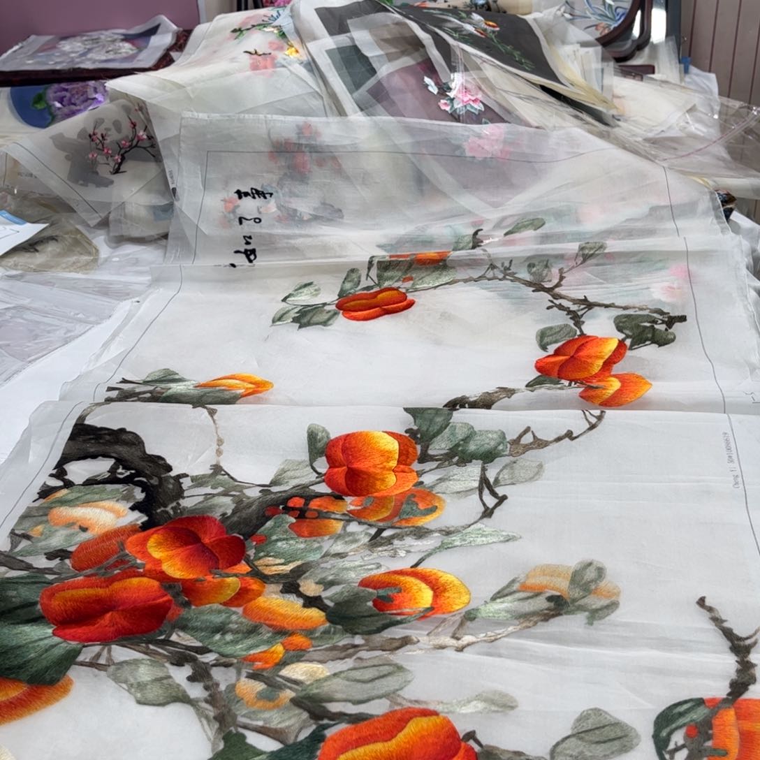 刺绣茶*子苏绣纯手工巧克力