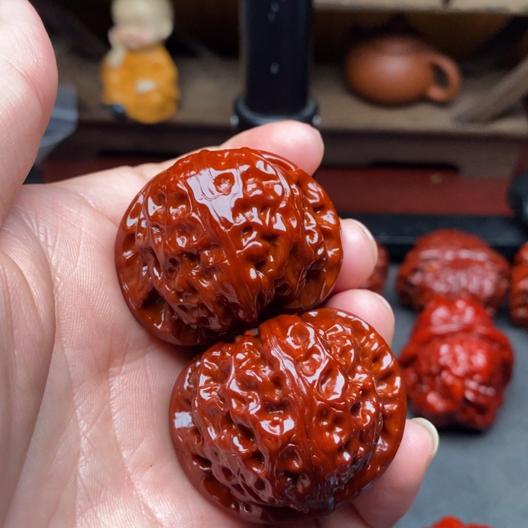 吊坠文玩核桃叶****?40宫灯