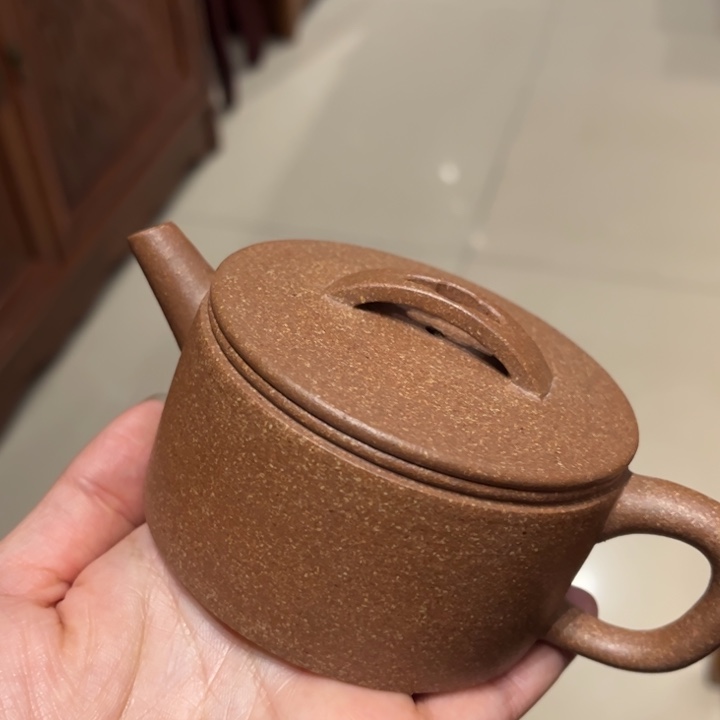紫砂茶壶汉瓦段泥200cc