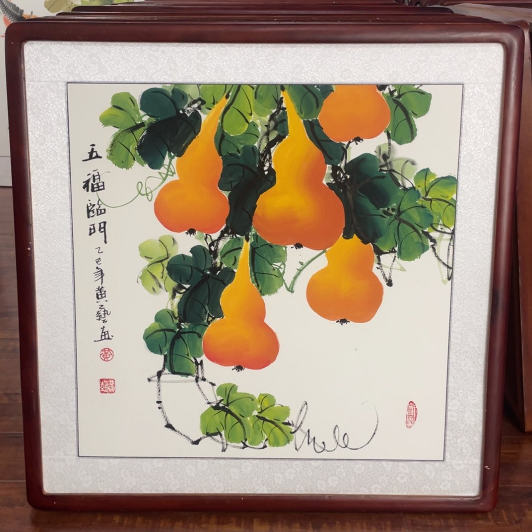 国画带框尺寸63*63厘米