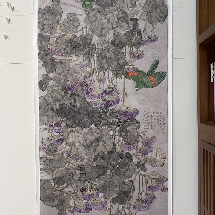 国画美子老师作品花鸟