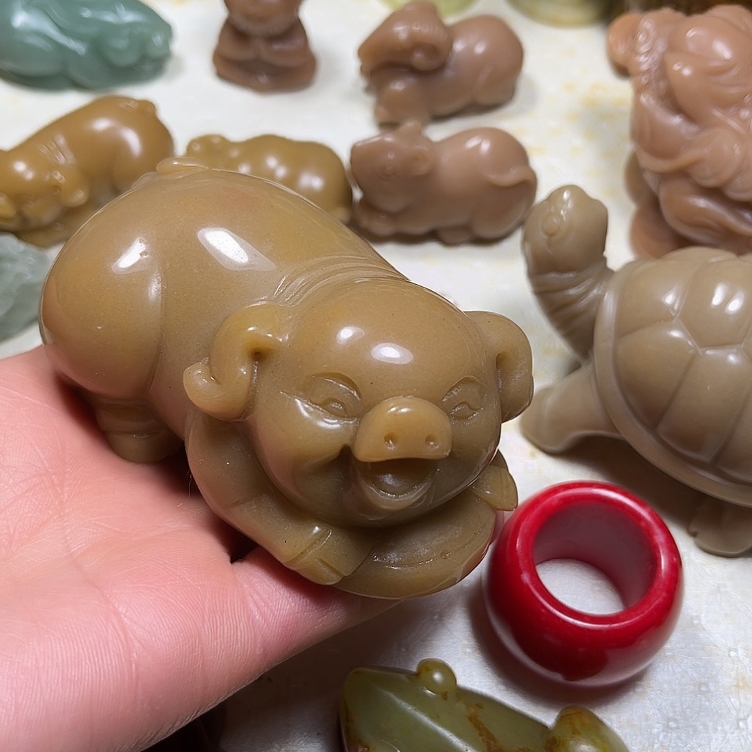 白玉菩提手串白玉菩提吊坠