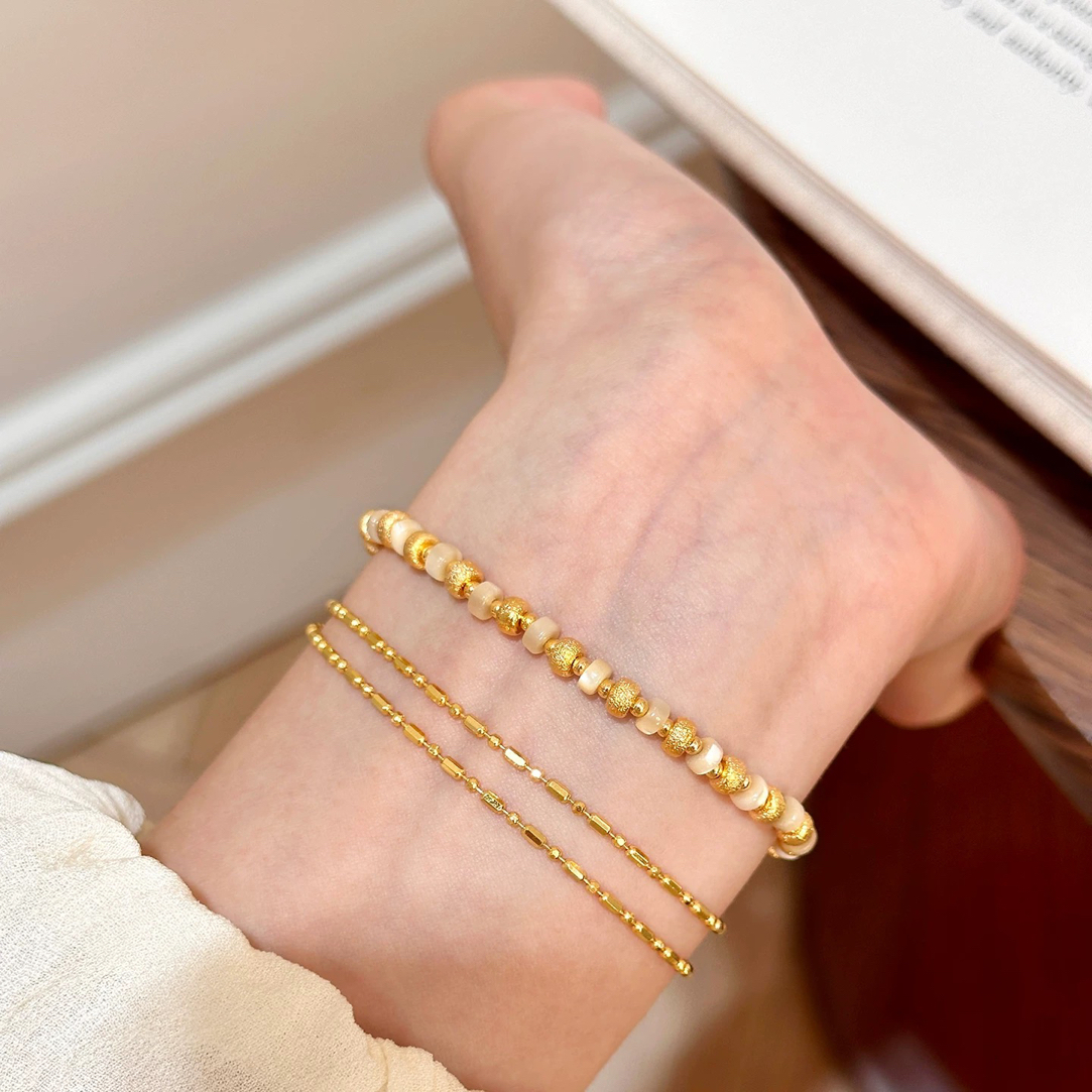 铜合金贝壳手链 浪漫百搭手链619