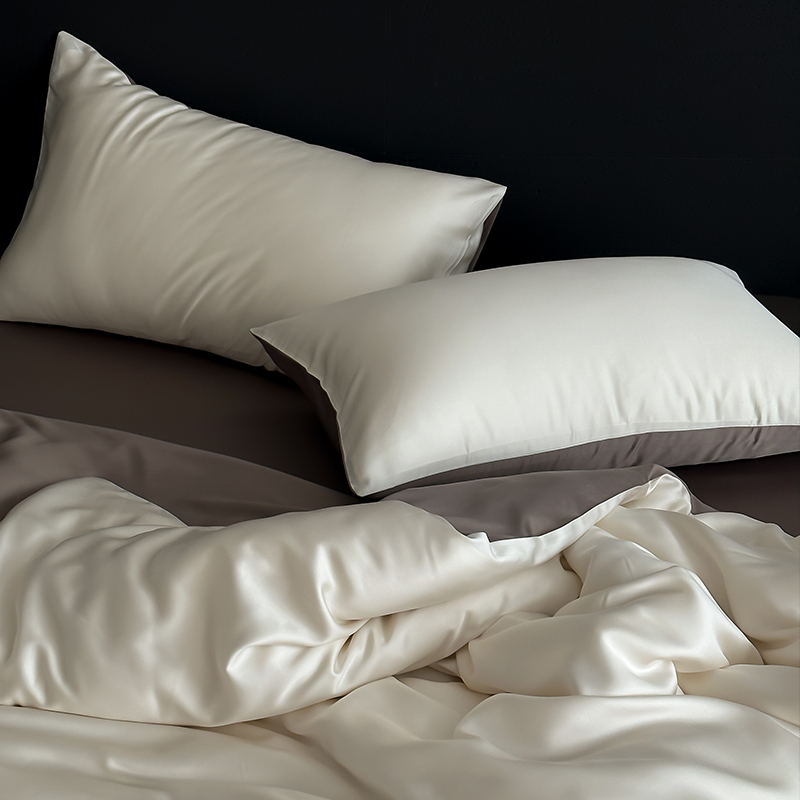 夏季兰精天丝丨冰丝四件套凉感裸睡床单被套简约纯色高级感床品