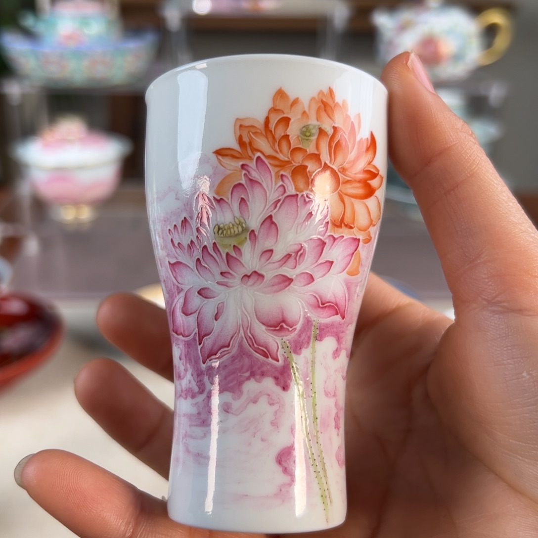 纯手工手绘 高端茶器