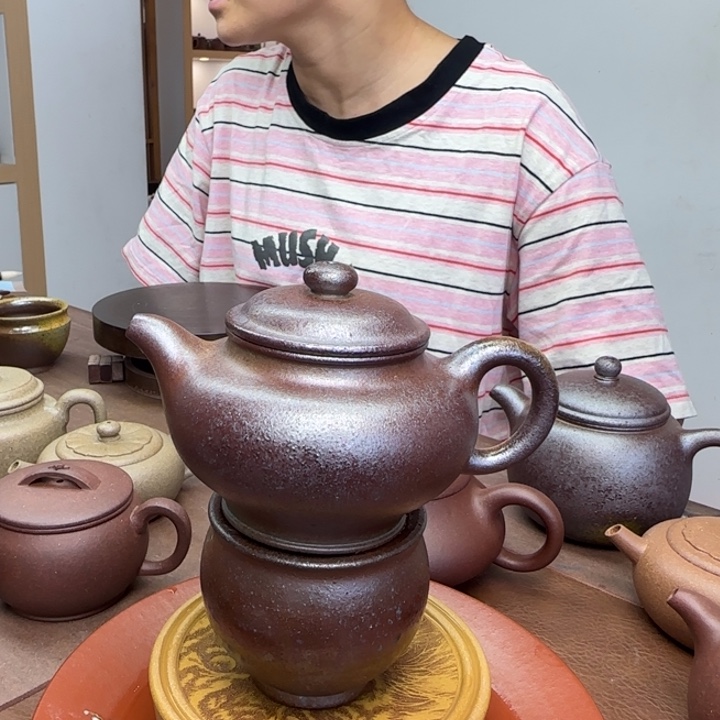 茶壶紫砂底槽清柴烧掇只壶200CC特价
