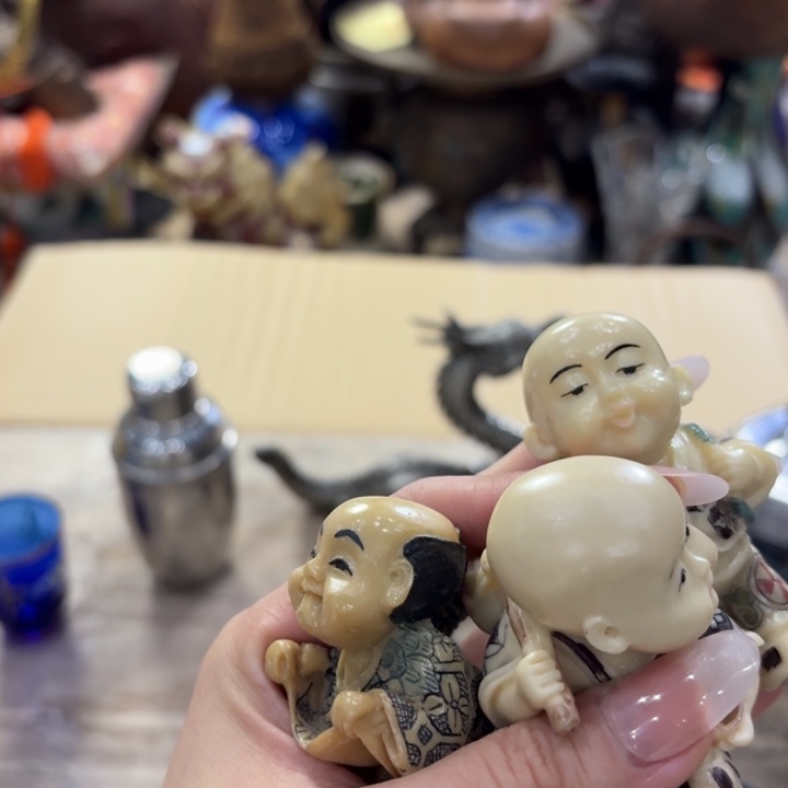 树脂古美术置物摆件