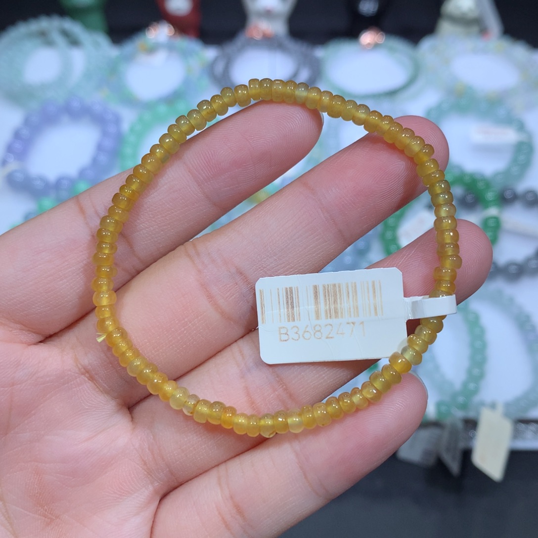 翡翠未镶嵌手串天然