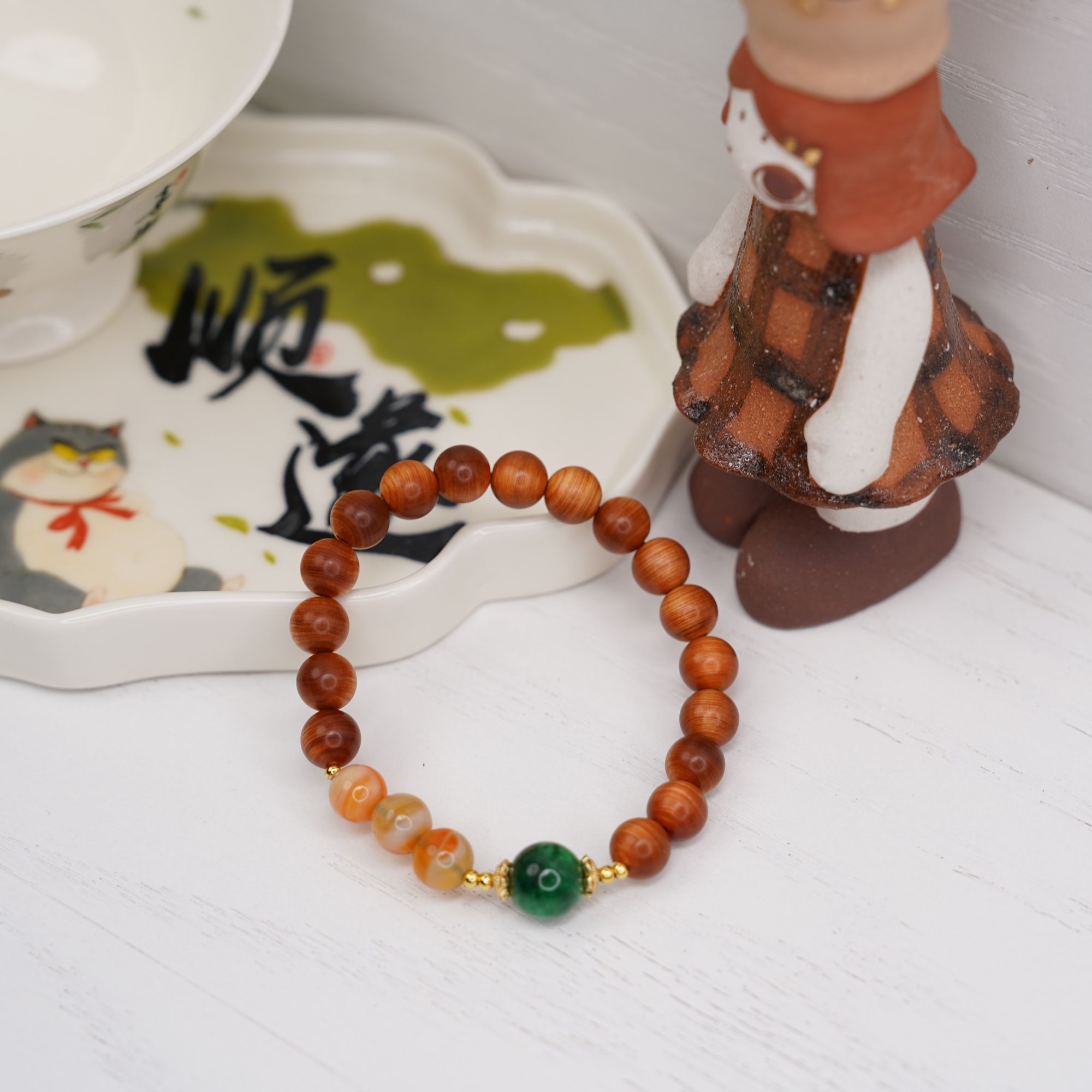 拾壹.崖柏手串单圈设计款