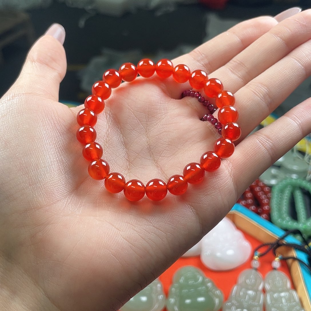 玛瑙/玉髓未镶嵌手链