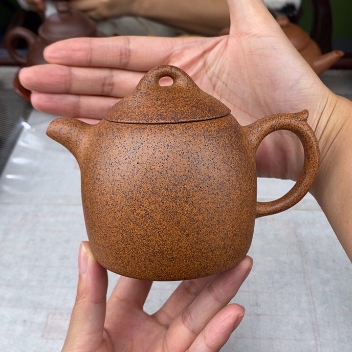 茶壶紫砂秦权 四号标高温 段泥 220cc
