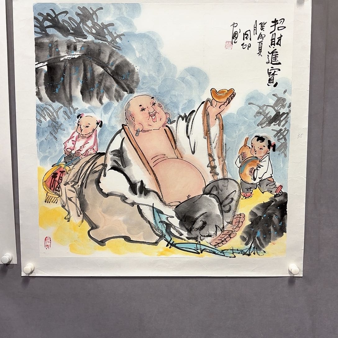 国画国画纯手绘作品请放心去藏