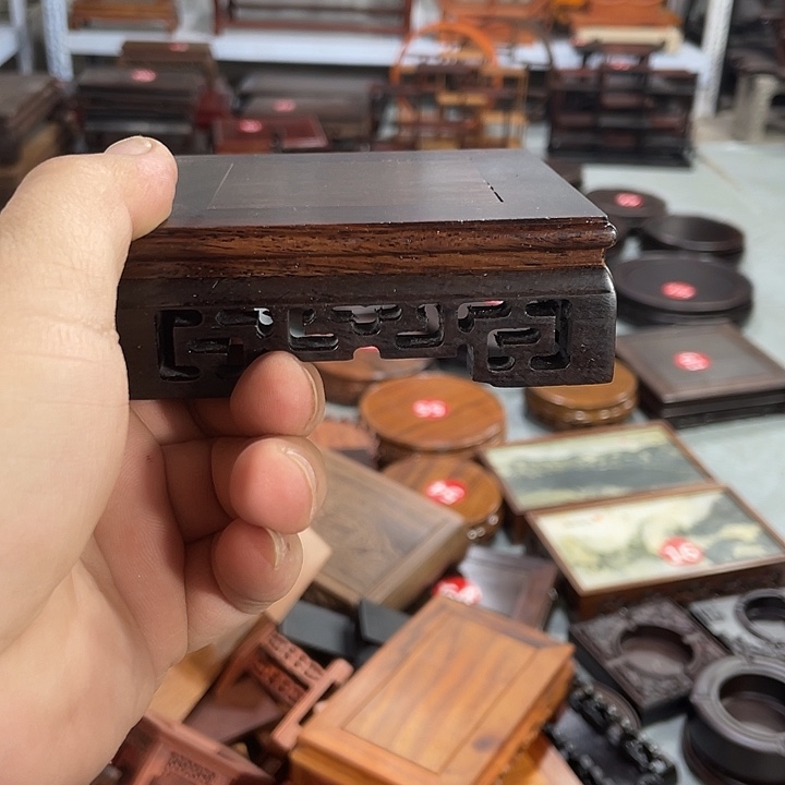红木底座工艺品紫砂红木底座工艺品