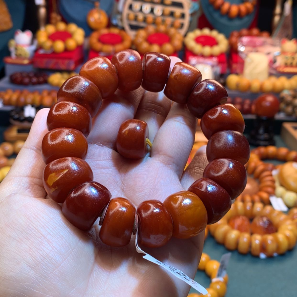 【闪购商品】蜜蜡手串未镶嵌阿*蜜蜡手串