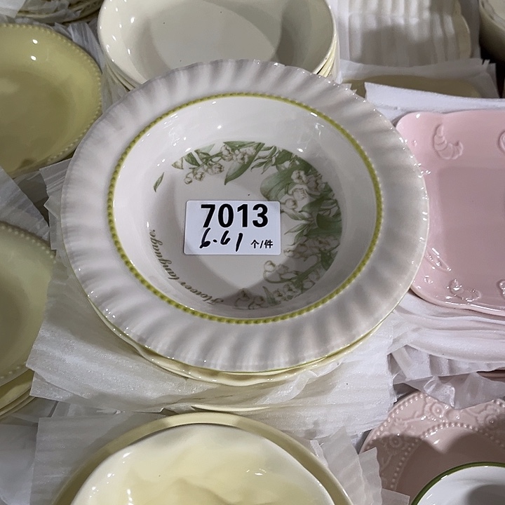 瓷微瑕外贸餐具7013