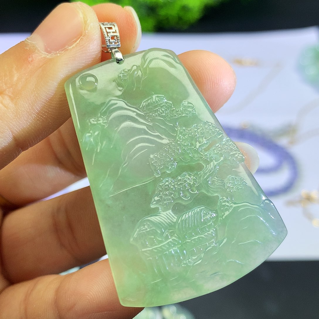 翡翠颈饰未镶嵌333333222222222