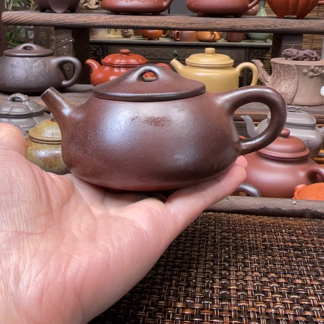 紫砂茶壶宜兴原矿紫砂手工制200