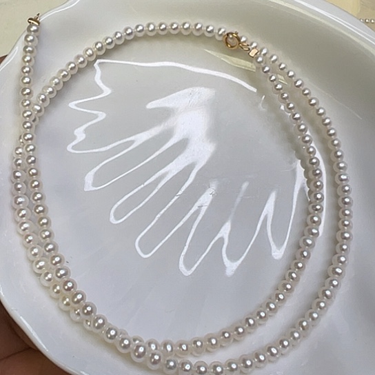 淡水珍珠颈饰未镶嵌