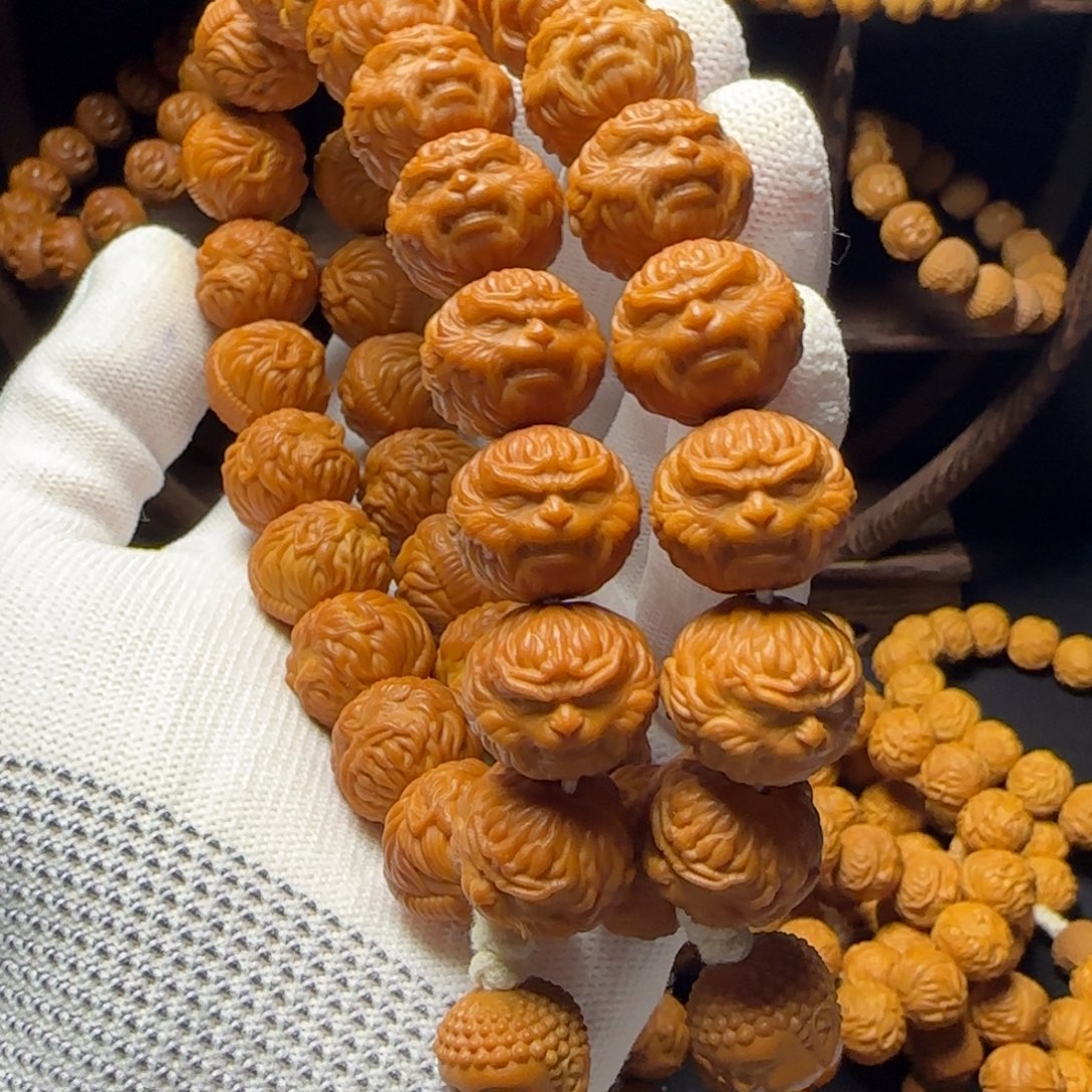 态***度猴头核桃吊坠猴头