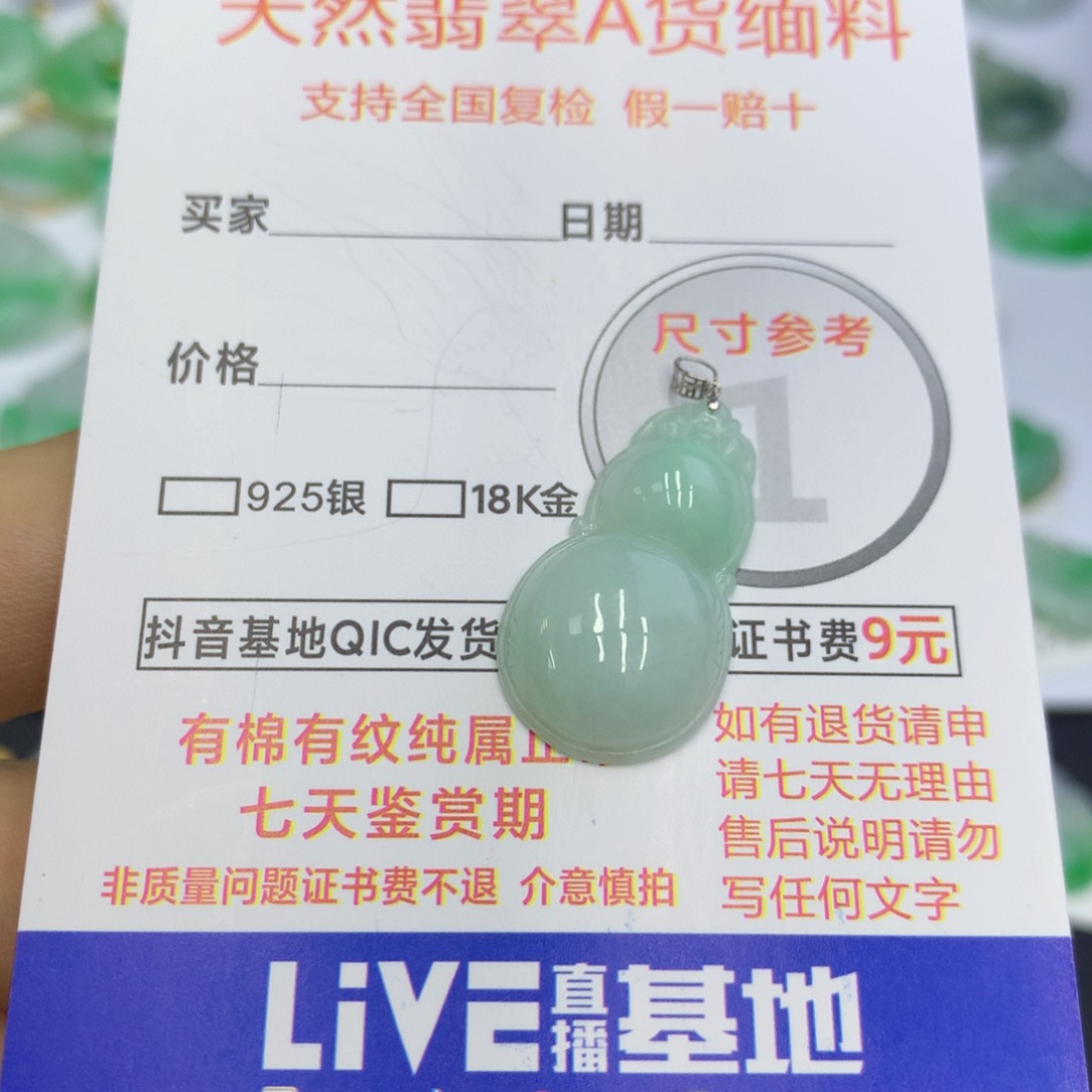 翡翠颈饰未镶嵌翡翠