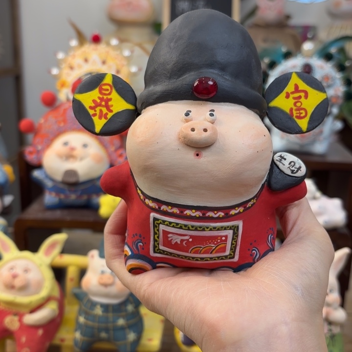 摆件陶手工陶艺摆件