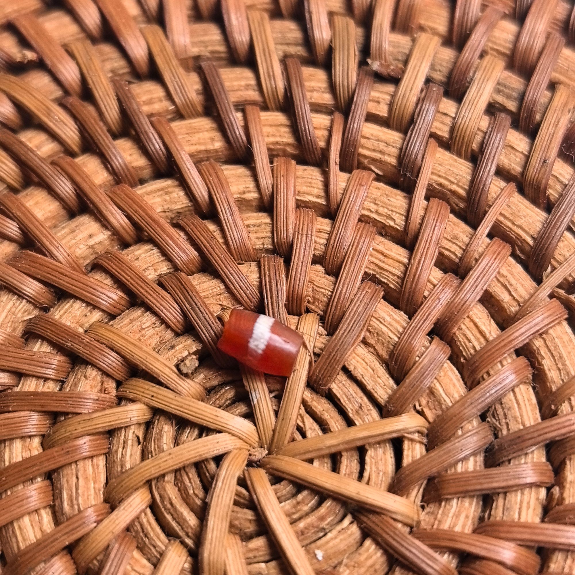 非金属树脂手链 一线红线珠红色