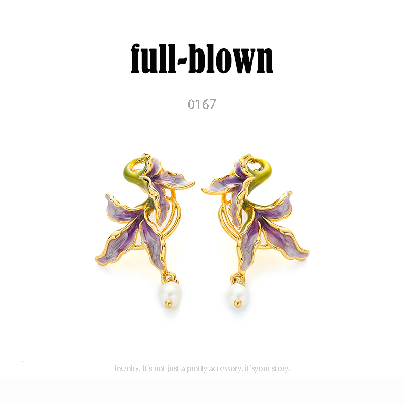 铜合金耳饰 FB时尚气质轻奢耳环新款小众设计高级感耳饰～0167