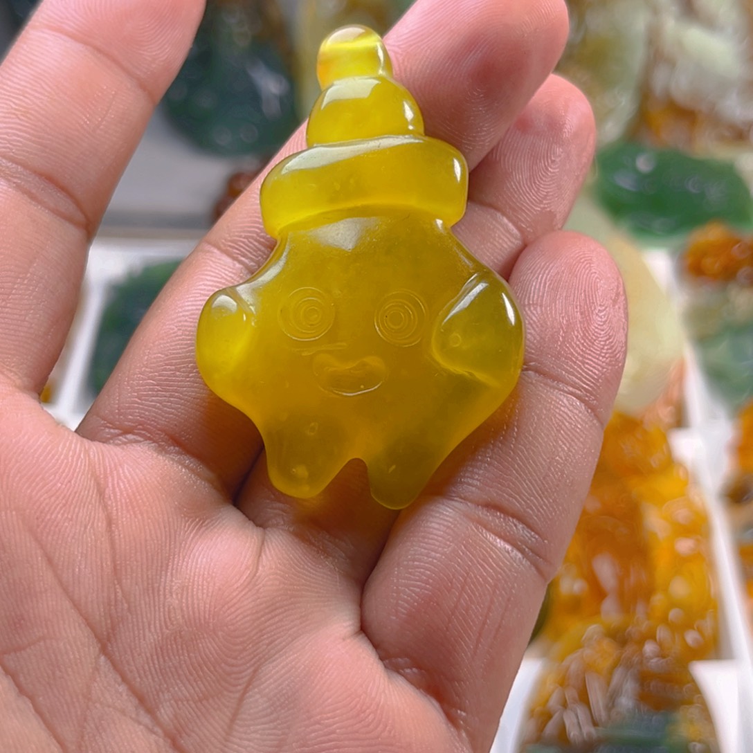 未镶嵌蛇纹石玉颈饰