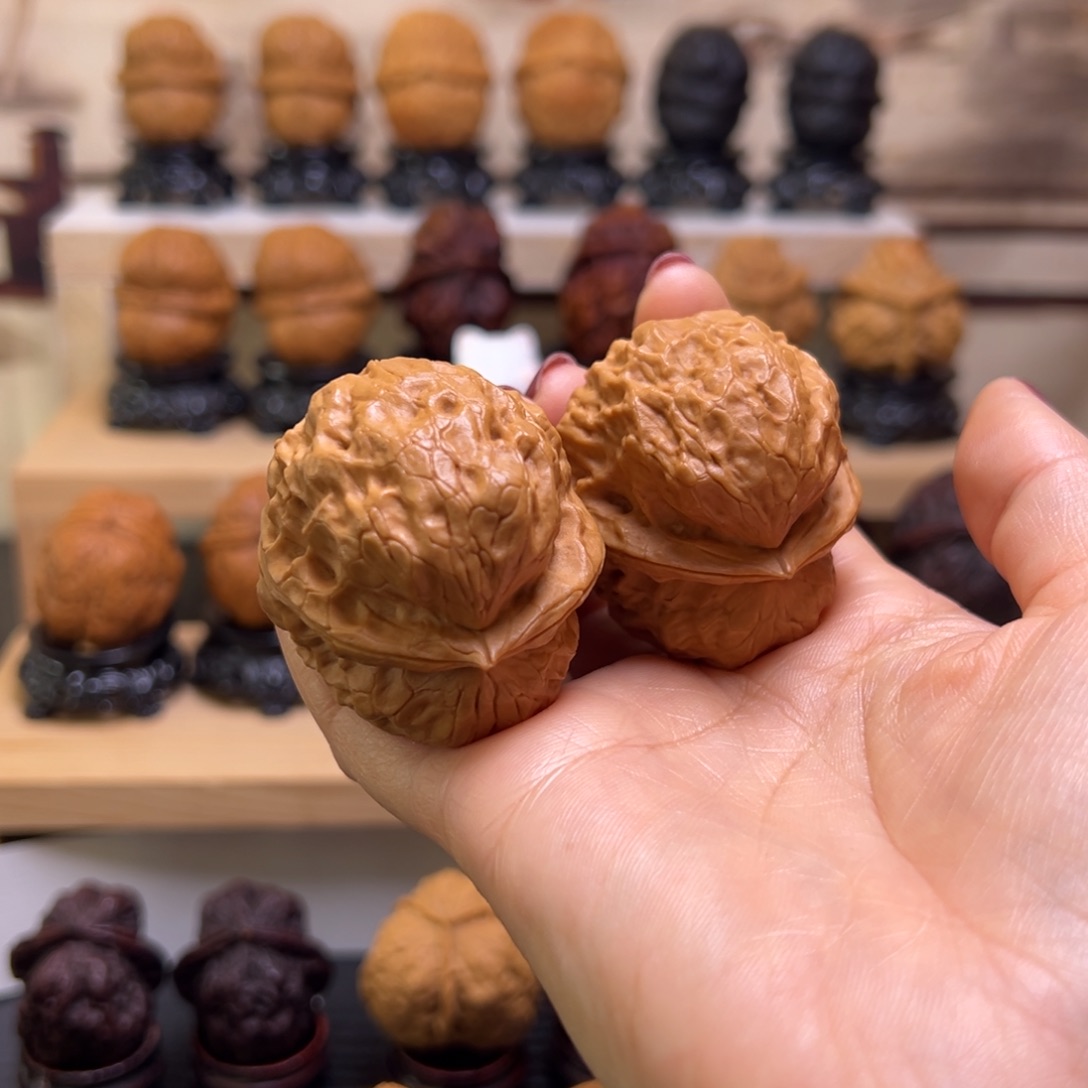 文玩核桃把件玄武44H