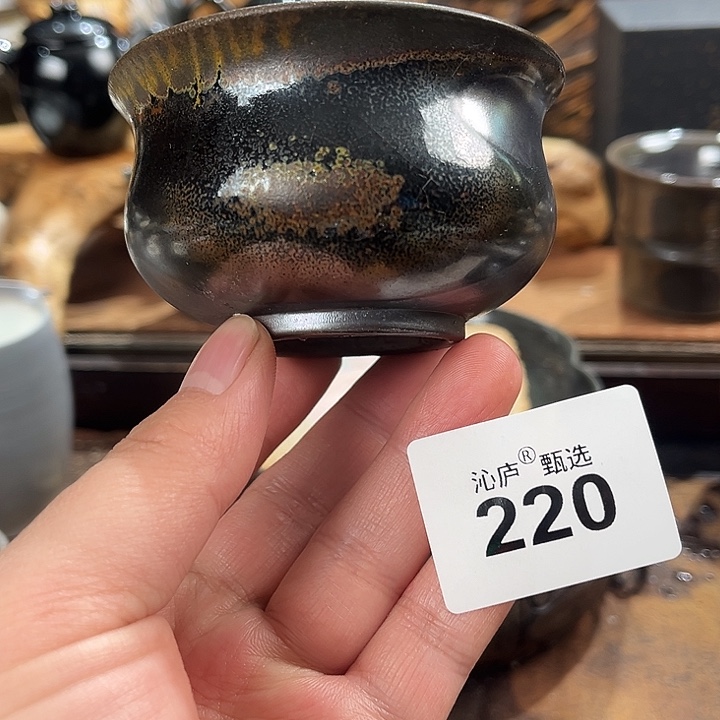 沁庐柴窑古法柴烧全手工茶具
