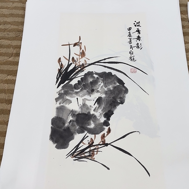 国画花鸟的翅膀和四开