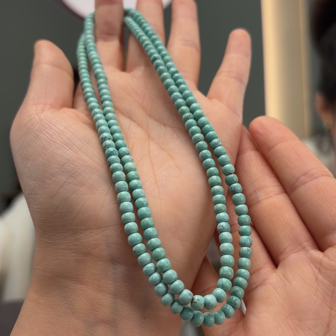 绿松石未镶嵌颈饰