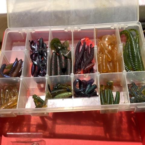 一盒子软饵开始拍啦哈哈