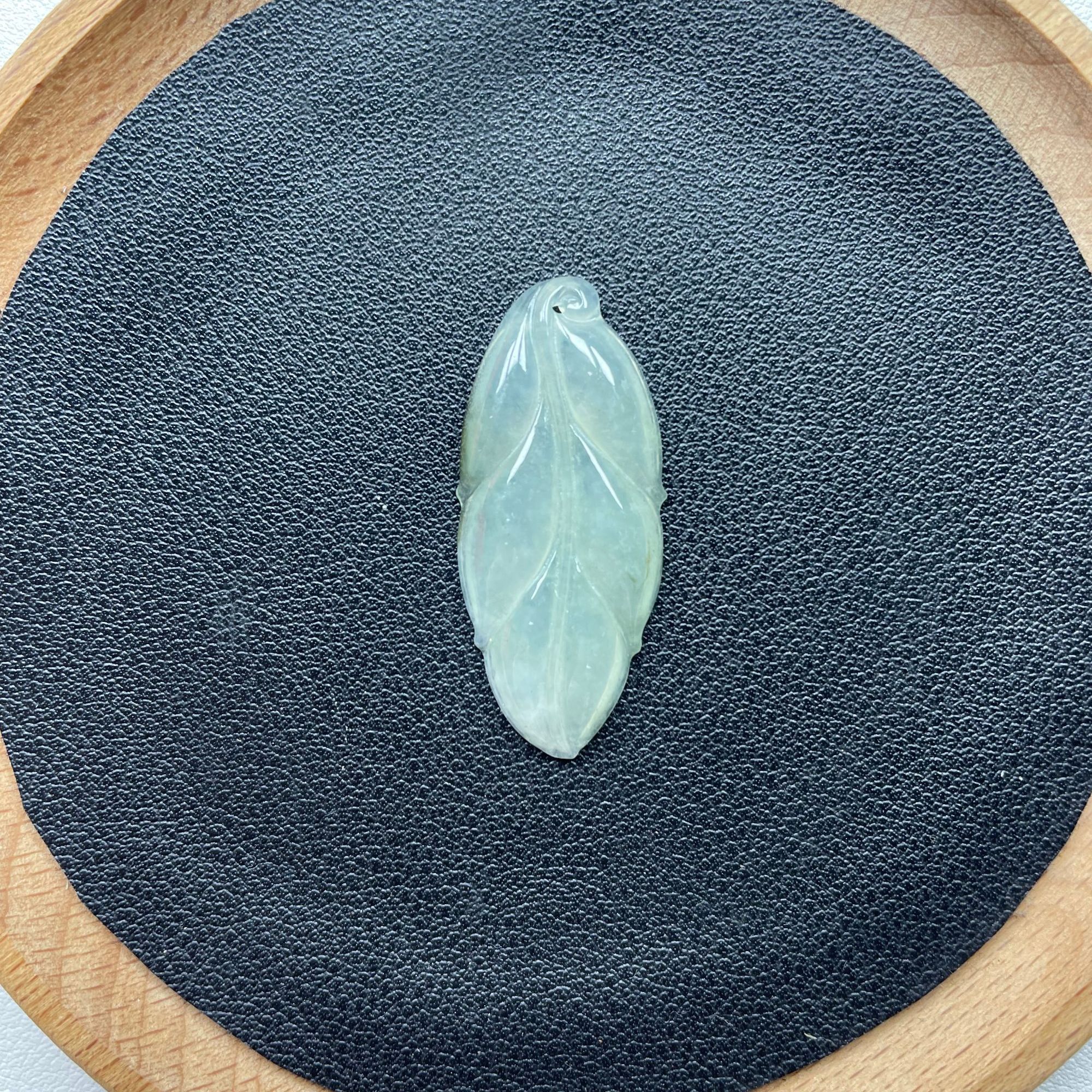 （1号店）-X255-天然翡翠-叶子