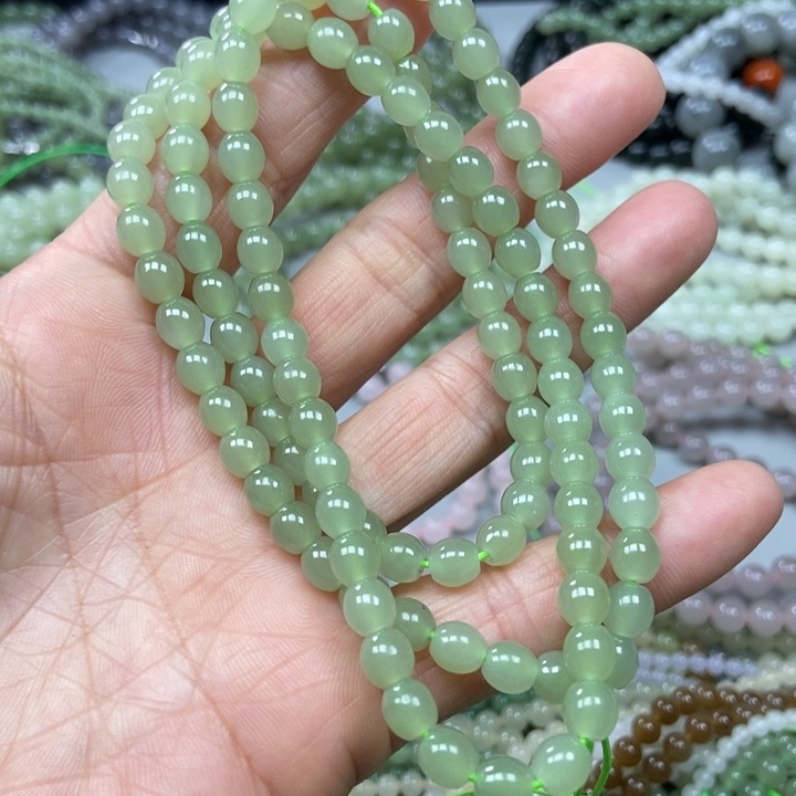 和田玉颈饰未镶嵌6