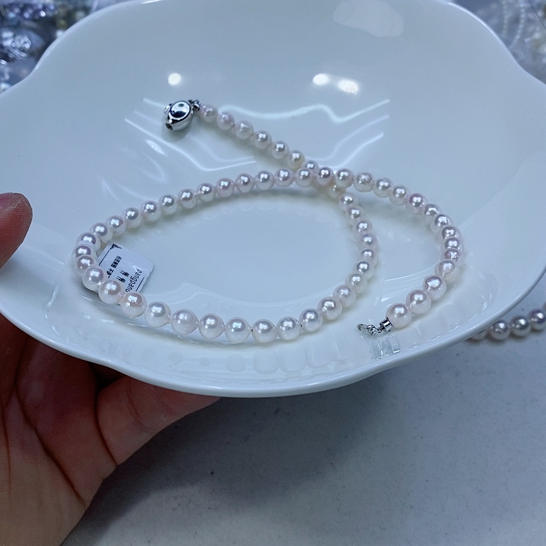 海水珍珠颈饰银S925镶嵌