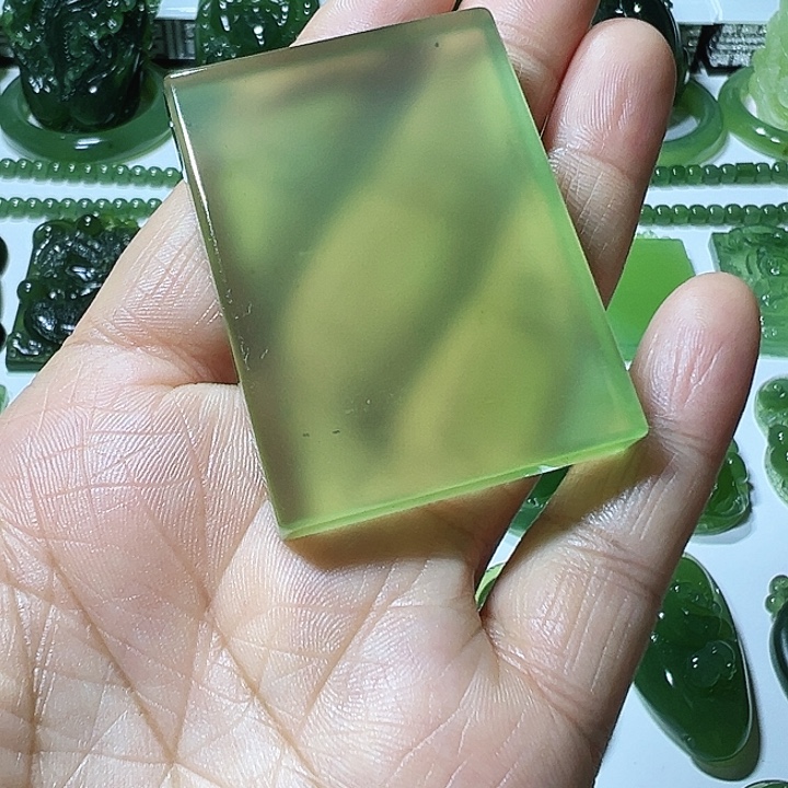 1***7蛇纹石玉合金颈饰