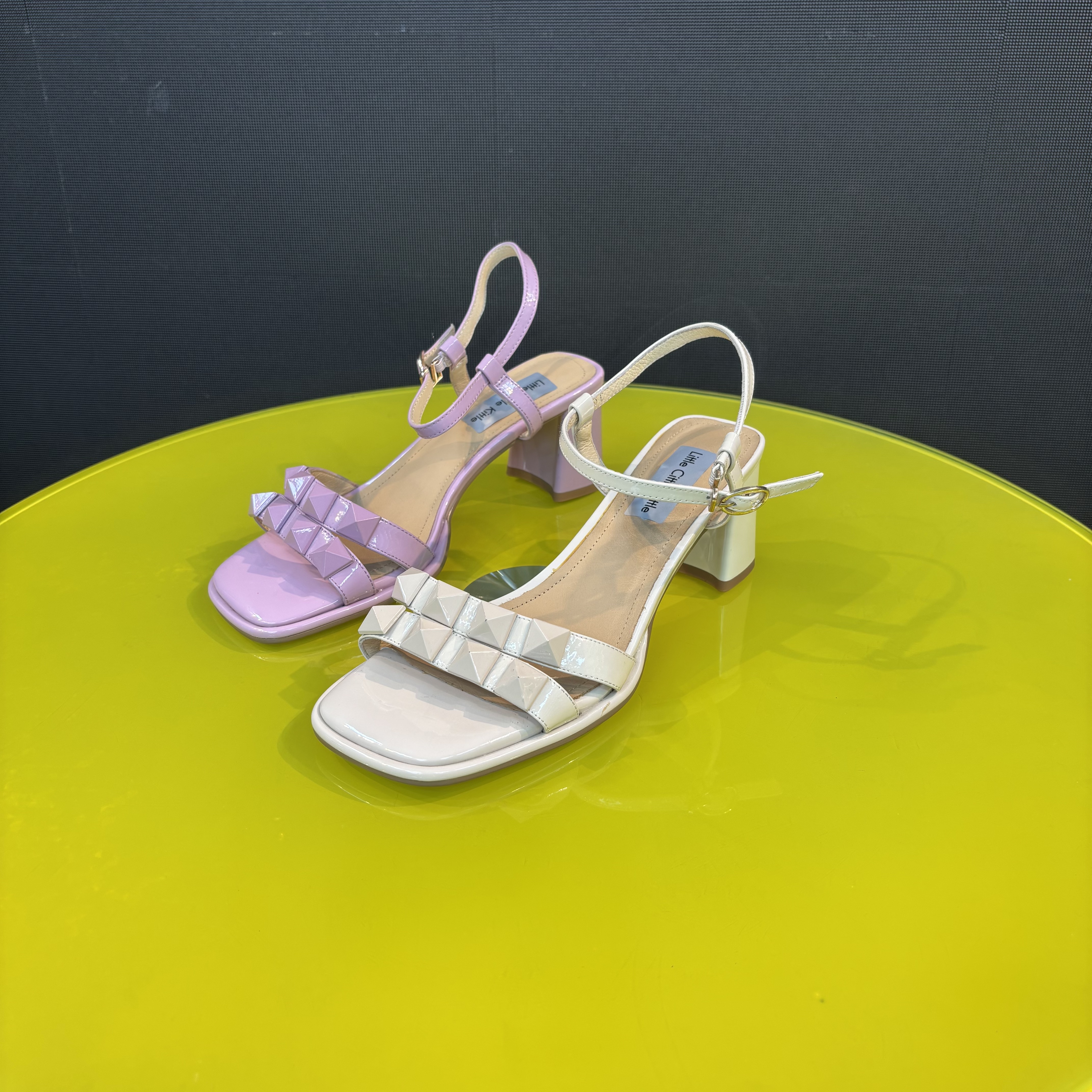 凉鞋露趾高跟纯色仙女风时装凉鞋皮带装饰千金风一字式扣带08126