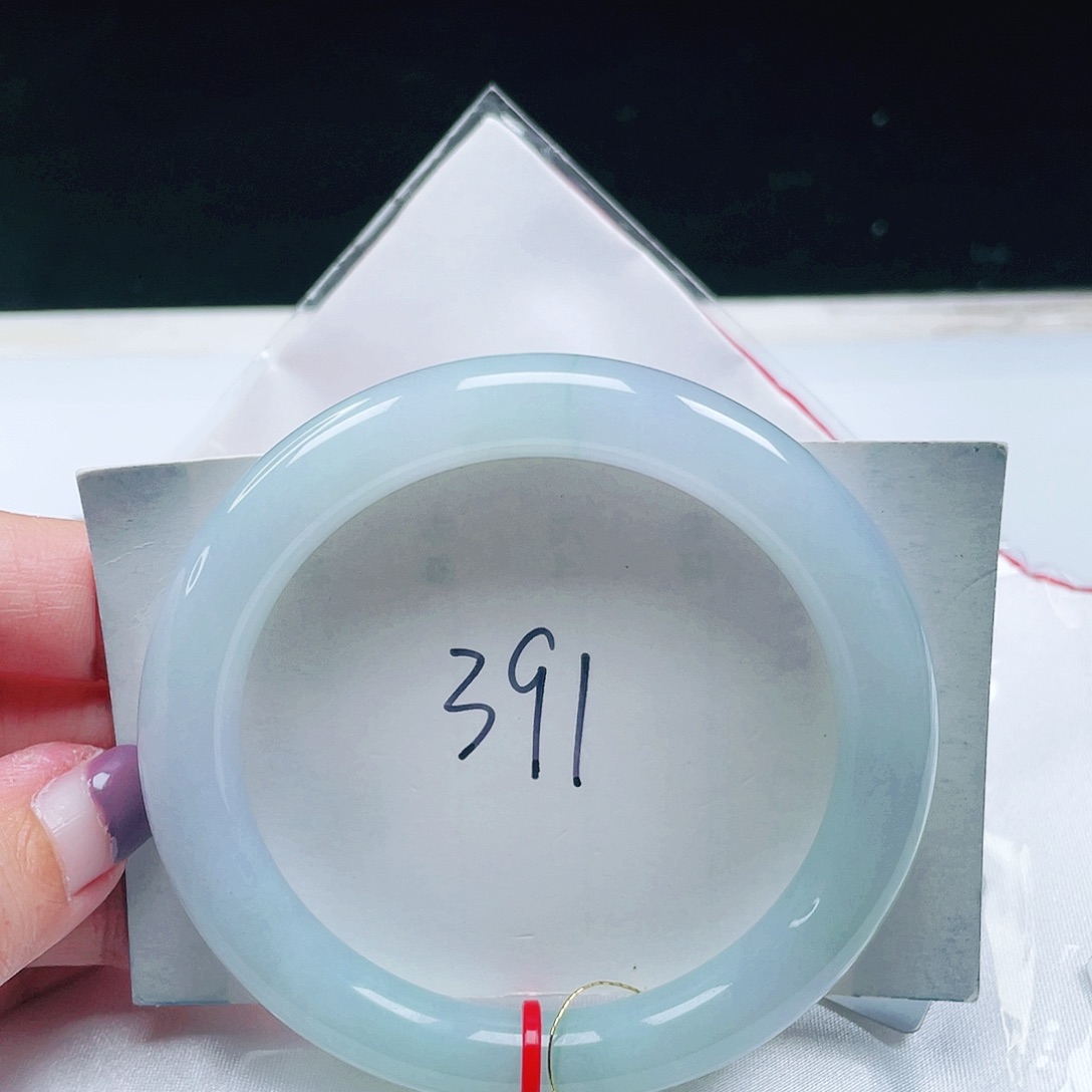 翡翠未镶嵌手镯（圆镯）缅甸翡翠59+