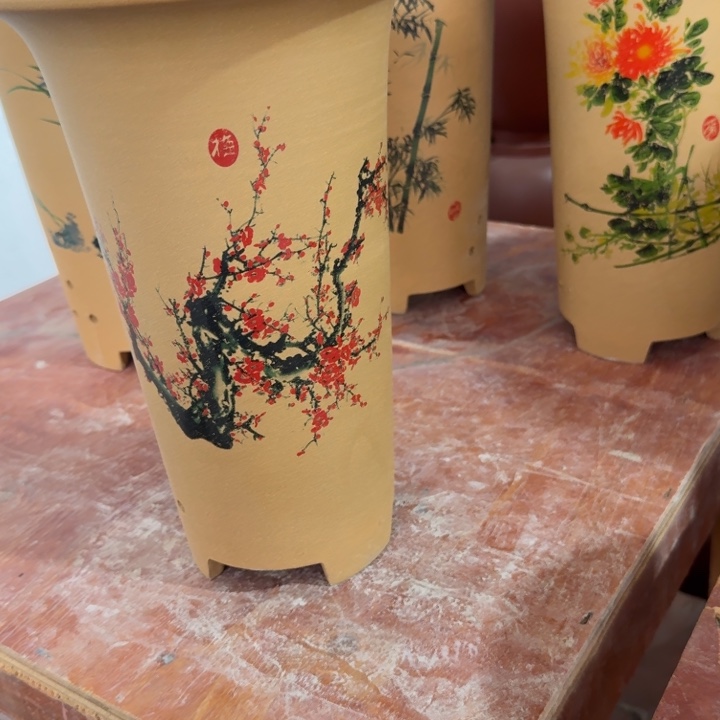 紫砂花盆 高度28口径18